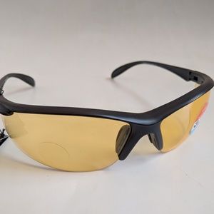 NWT Avalon Sports Wrap night driving Yellow lens ANSI Z87+ safety sunglasses